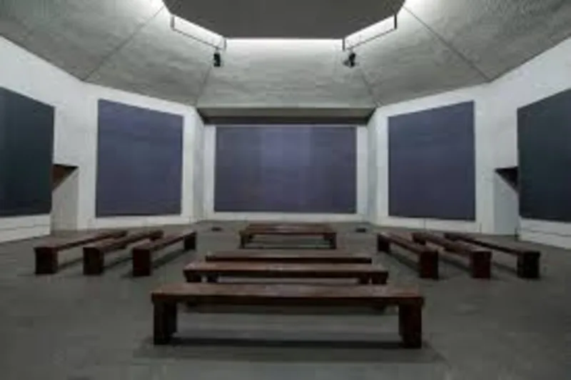 The Rothko Chapel, Houston, Texas — Philip Johnson's non-denominational sanctuary housing fourteen of Mark Rothko's fina